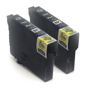 Compatible 604XL Black x2 Ink Cartridges Equivalent to Epson 604XL Pineapple Inks