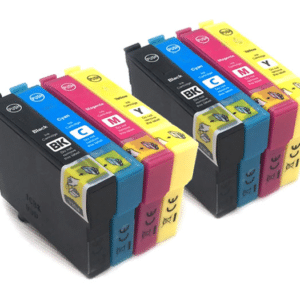 Compatible 604XL x2 Full Sets of Ink Cartridges Equivalent to Epson 604XL Pineapple Inks