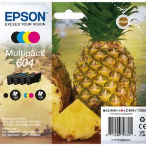 Epson 604 Multipack Original Ink Cartridge Pineapple Inks