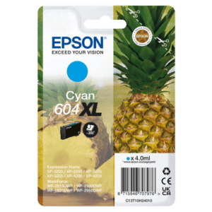 Epson 604XL Cyan High Capacity Original Ink Cartridge Pineapple Inks
