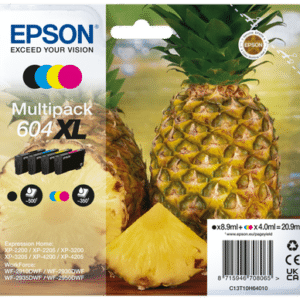 Epson 604XL Multipack Original Ink Cartridges Pineapple Inks
