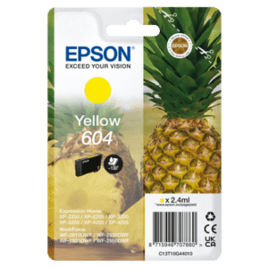 Epson 604 Yellow Original Ink Cartridge Pineapple Inks