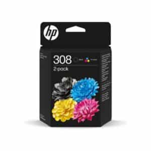 HP 308 Black & Colour Original Printer Ink Cartridges 6L6S6UE HP308