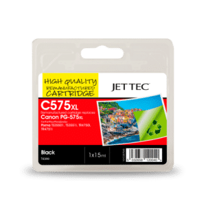 C575XL Black High Capacity Remanufactured Canon Printer Ink Cartridge PG575XL