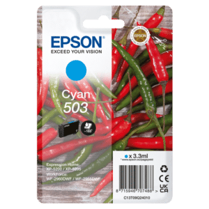 Epson 503 Cyan Original Ink Cartridge Chilli Inks