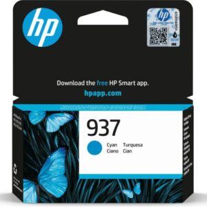 HP 937 Cyan Original Printer Ink Cartridge - HP937 4S6W2NE