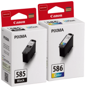 PG585 & CL586 Black & Colour Original Canon Printer Ink Cartridges Canon 585 / 586