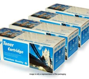 Q6470A - Q6473A 4pk Compatible Toner Cartridges to replace HP501A