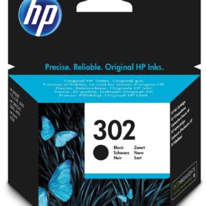 HP 302 Black Original Printer Ink Cartridge - HP302