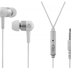 Volkano Stannic Series Noise Isolating Natural Fit In-Ear Earphones - White