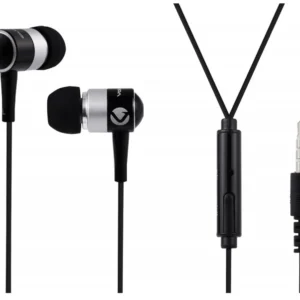 Volkano Stannic Series Noise Isolating Natural Fit In-Ear Earphones - Black