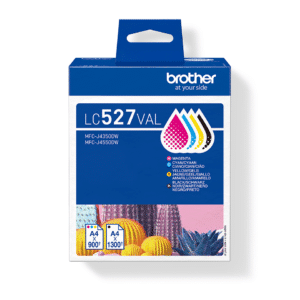 Brother LC-527VAL Set of 4 Genuine Ink Cartridges LC527