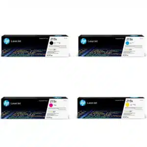 HP W2190X Set of 4 High Capacity Laser Toner Cartridges HP 219X