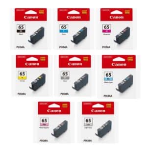 Canon 65 / CLI-65 Original Full Set Of  Ink Cartridges