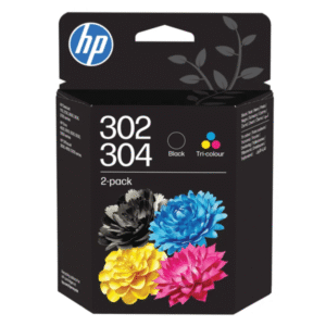 HP302 / HP304 B82L1AE Black & Colour Original Ink Cartridges Multipack
